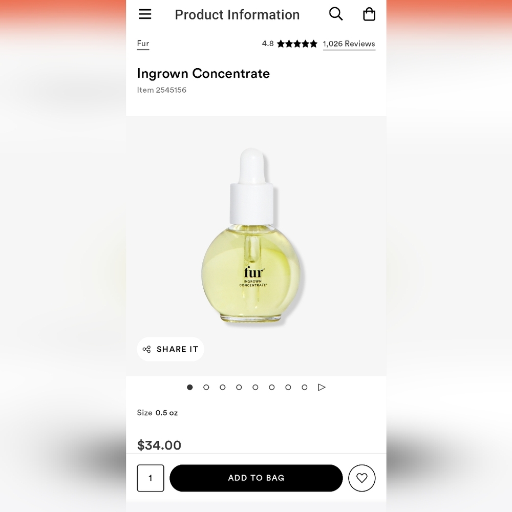 Fur Ingrown Concentrate